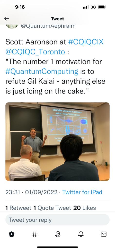 Why Quantum Computing